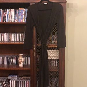 Diane Von Furstenberg brown wrap dress 12 DVF
